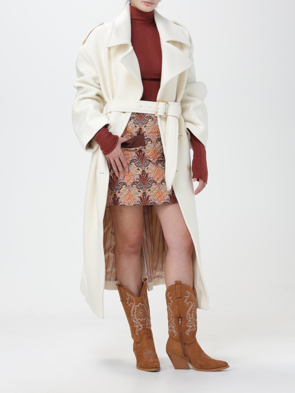 ETRO：コート レディース - ホワイト | GIGLIO.COMオンラインのEtro