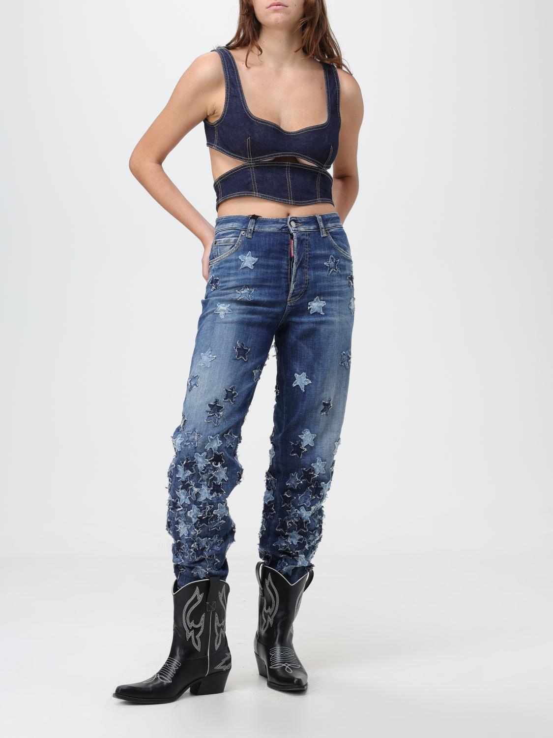 DSQUARED2: Pants woman - Blue | Dsquared2 pants