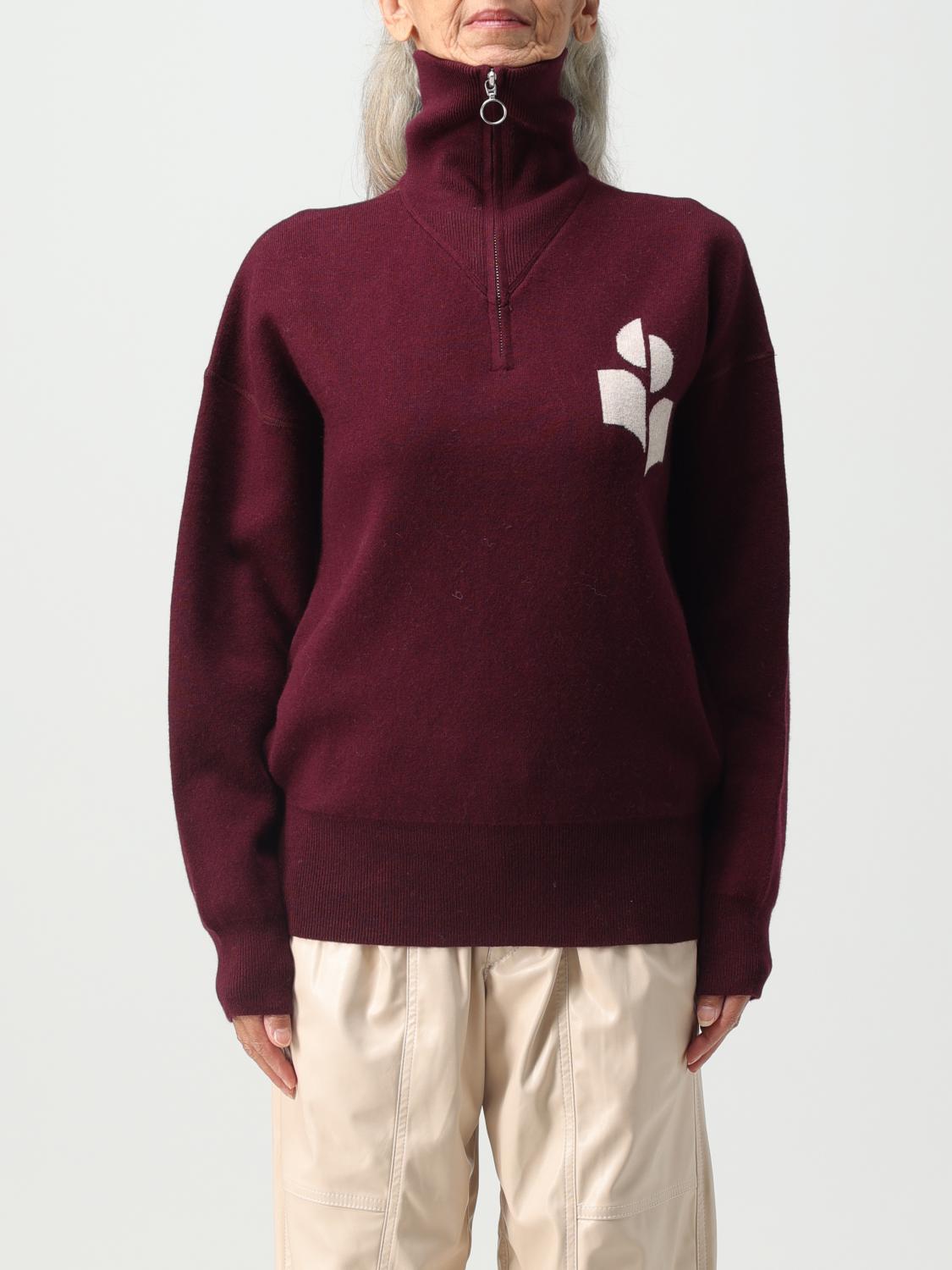 ISABEL MARANT ETOILE PULLOVER: Pullover damen Isabel Marant Etoile, Burgunderrot - Img 1
