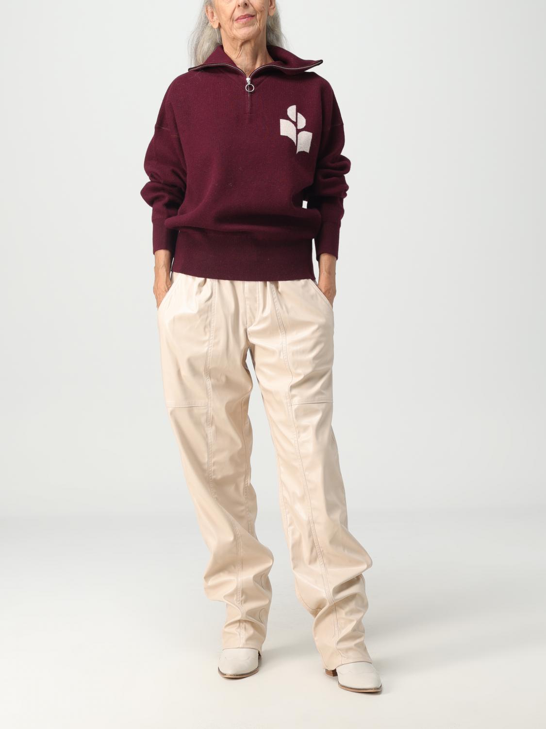 ISABEL MARANT ETOILE PULLOVER: Pullover damen Isabel Marant Etoile, Burgunderrot - Img 2