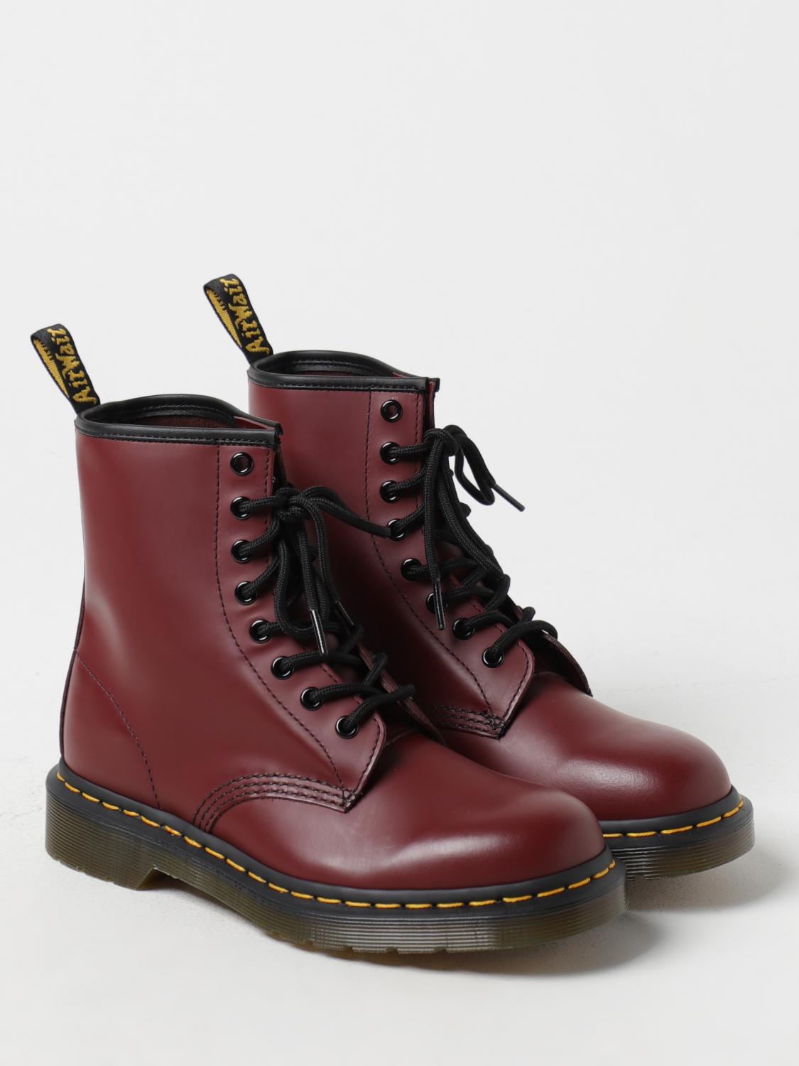DR. MARTENS FLACHE STIEFELETTEN: Flache stiefeletten damen Dr. Martens, Cherry - Img 2