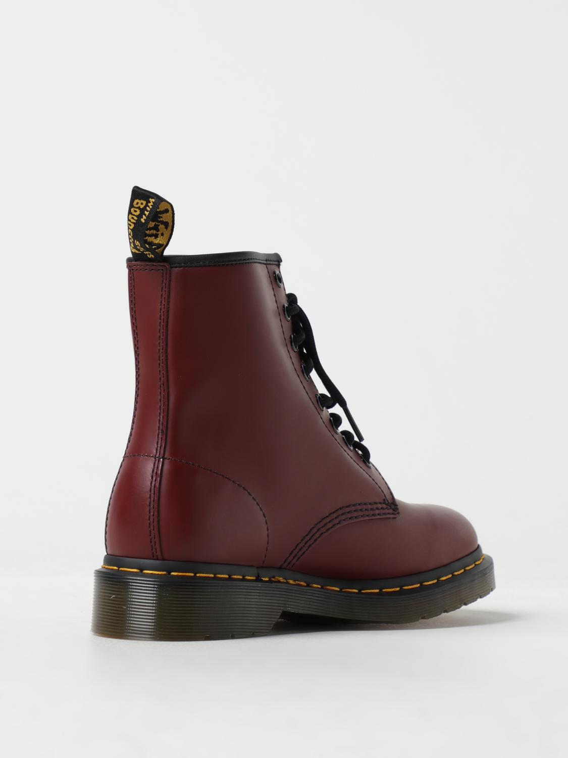 DR. MARTENS FLACHE STIEFELETTEN: Flache stiefeletten damen Dr. Martens, Cherry - Img 3