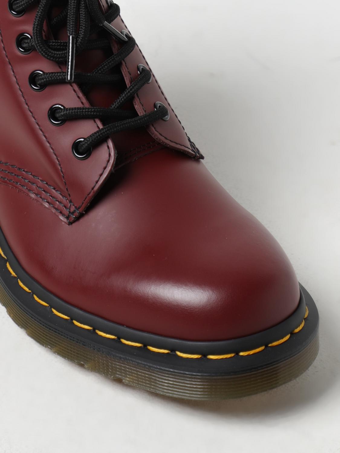 DR. MARTENS FLACHE STIEFELETTEN: Flache stiefeletten damen Dr. Martens, Cherry - Img 4