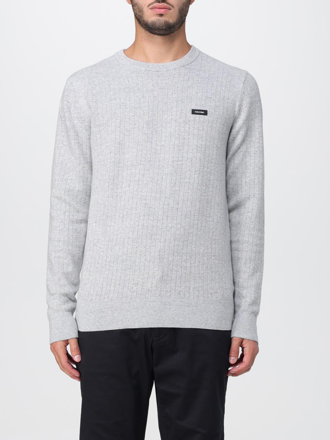 CALVIN KLEIN PULL: Pull homme Calvin Klein, Gris - Img 1