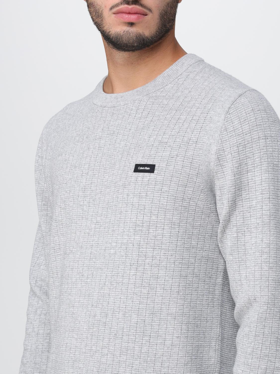 CALVIN KLEIN PULL: Pull homme Calvin Klein, Gris - Img 3