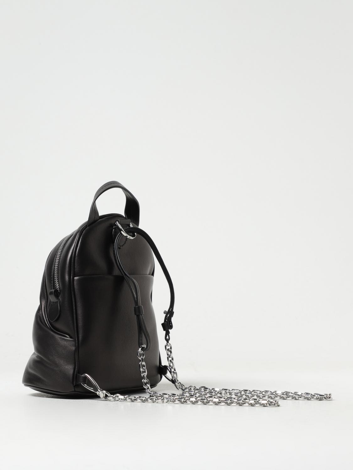 MAISON MARGIELA BORSA MINI: Zaino Glam Slam Maison Margiela in nappa capitonnè , Nero - Img 2