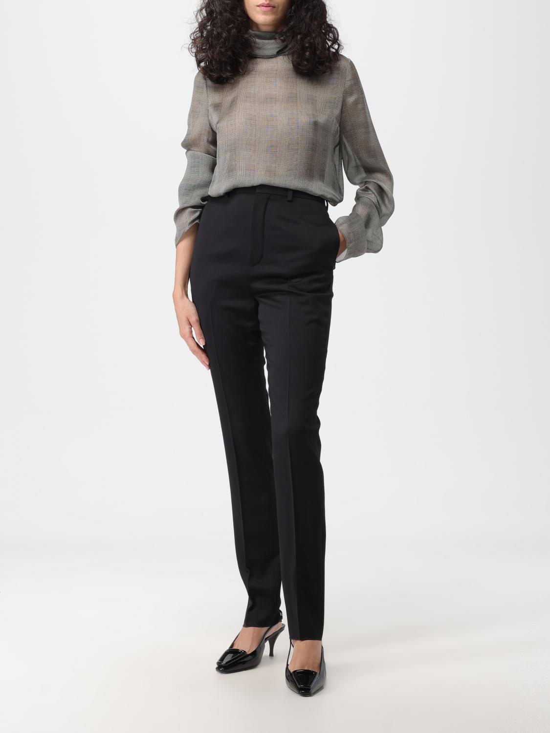 パンツ Saint Laurent PANTS (786680Y3A99 6287) ALLSAINTS ブラック ワイドパンツ XS（ALLSAINTS（オール