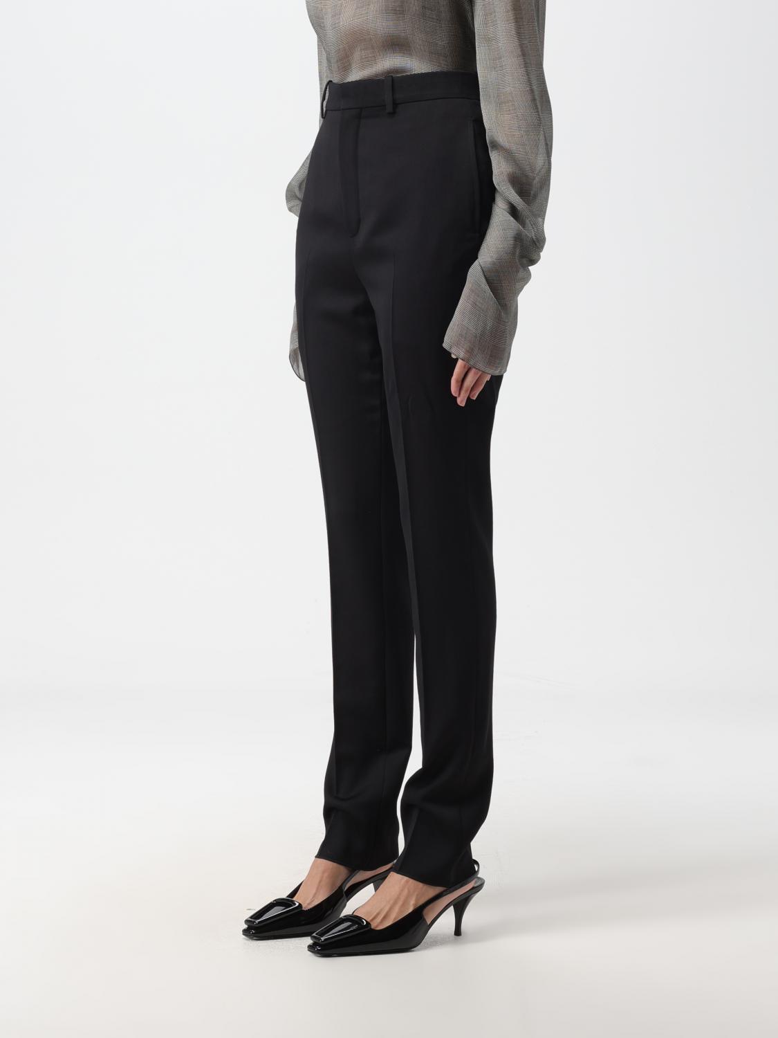 SAINT LAURENT：パンツ レディース - ブラック | GIGLIO.COM