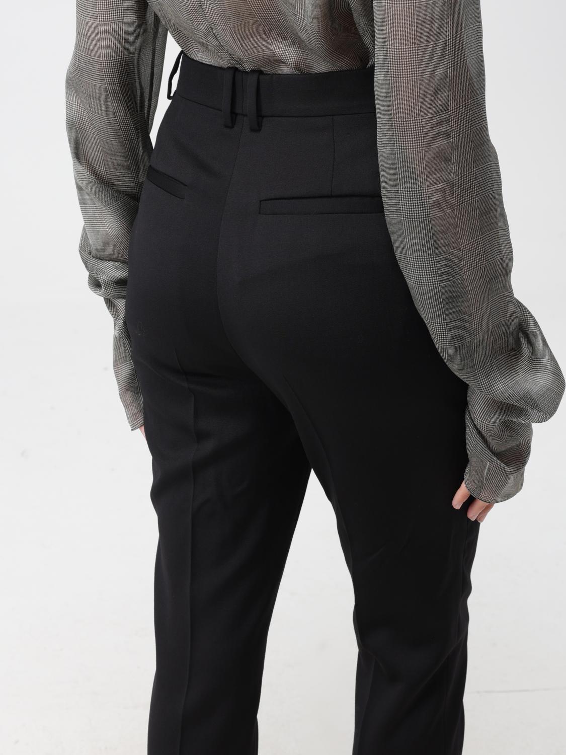 SAINT LAURENT：パンツ レディース - ブラック | GIGLIO.COM
