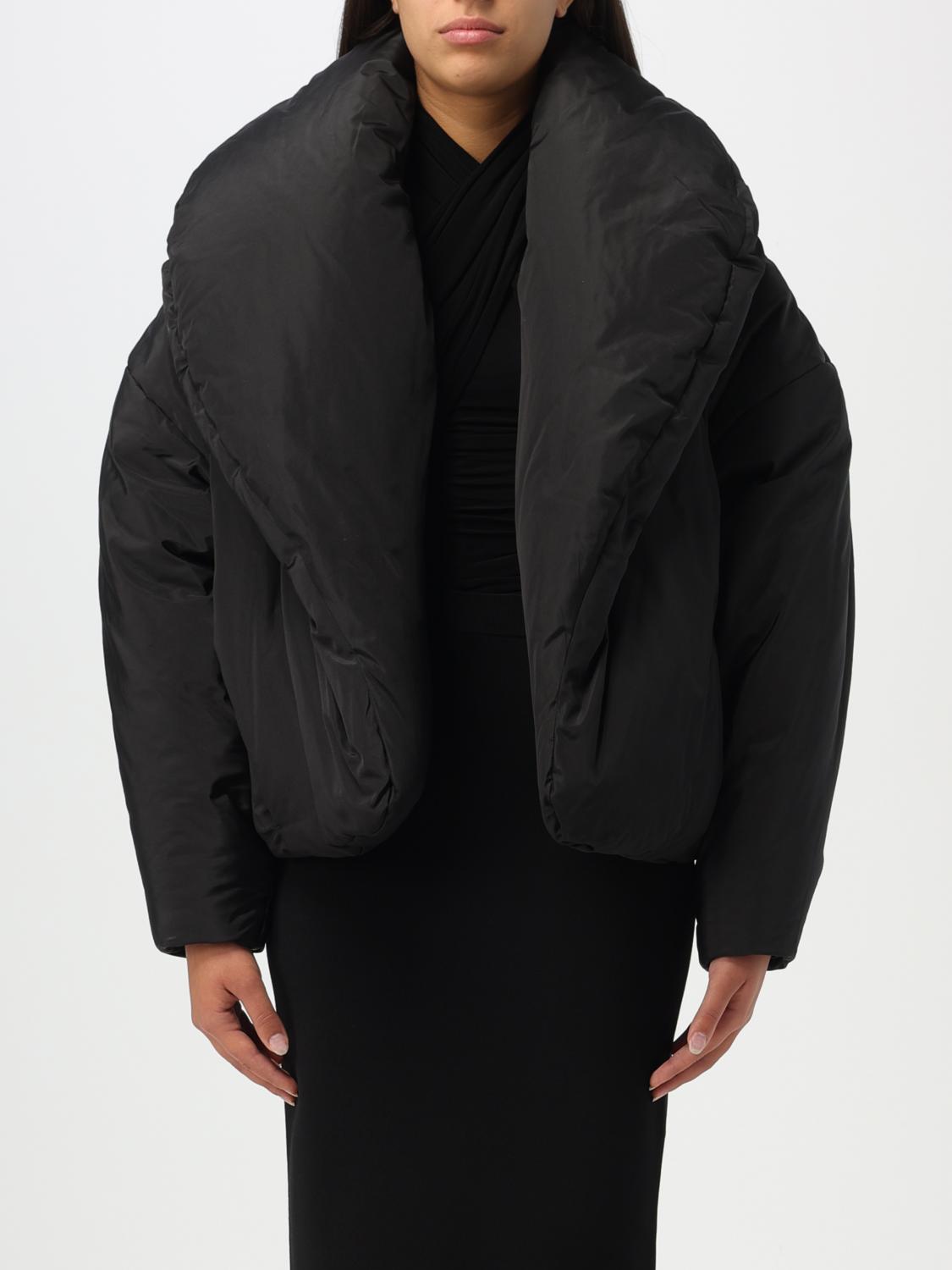 SAINT LAURENT JACKET: Saint Laurent down jacket in silk taffeta, Black - Img 1