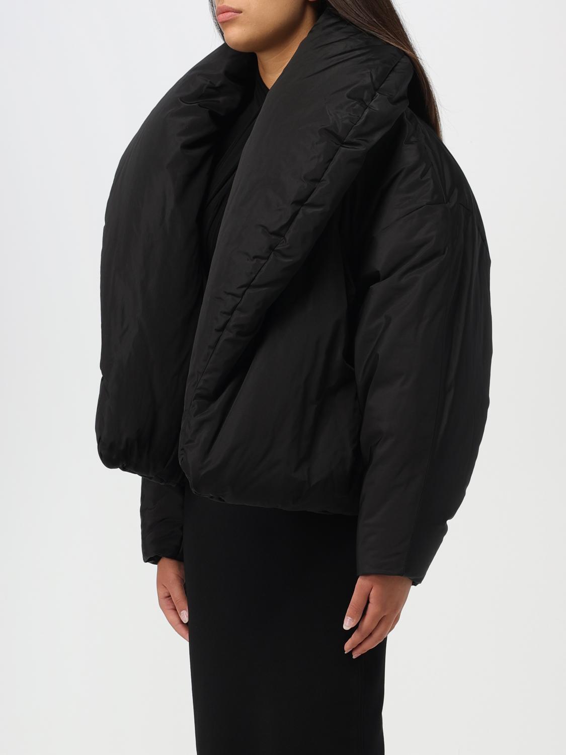 SAINT LAURENT JACKET: Saint Laurent down jacket in silk taffeta, Black - Img 4
