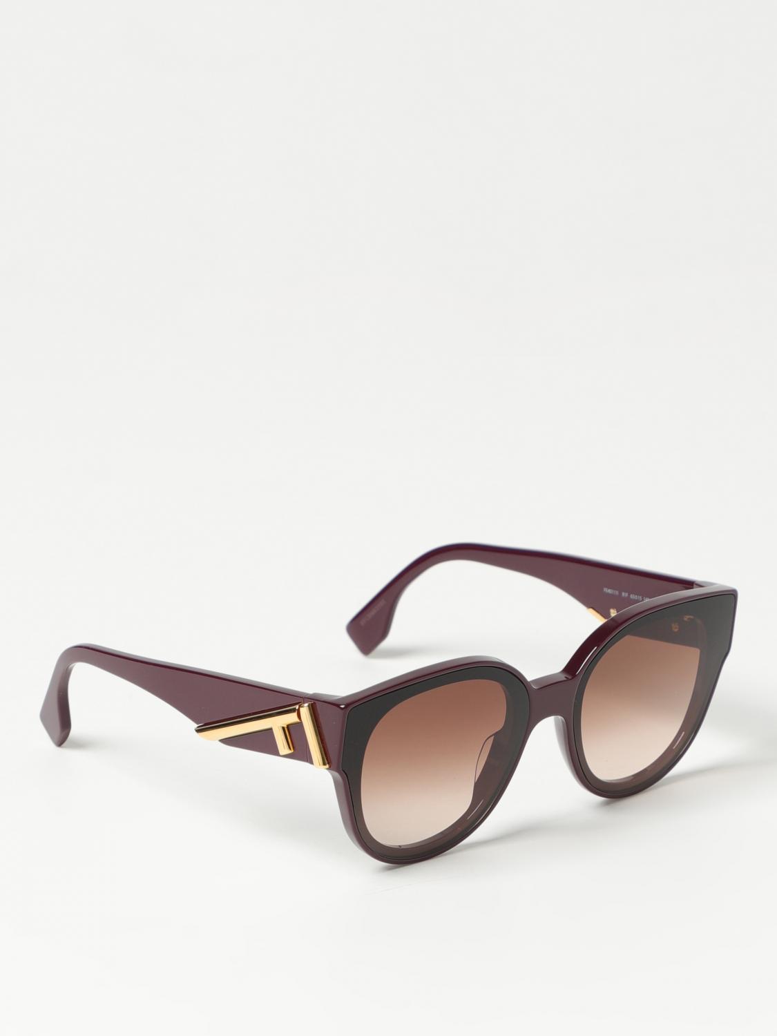 Fendi sunglasses with logo - Burgundy | FE40111I | GIGLIO.COM display picture 3