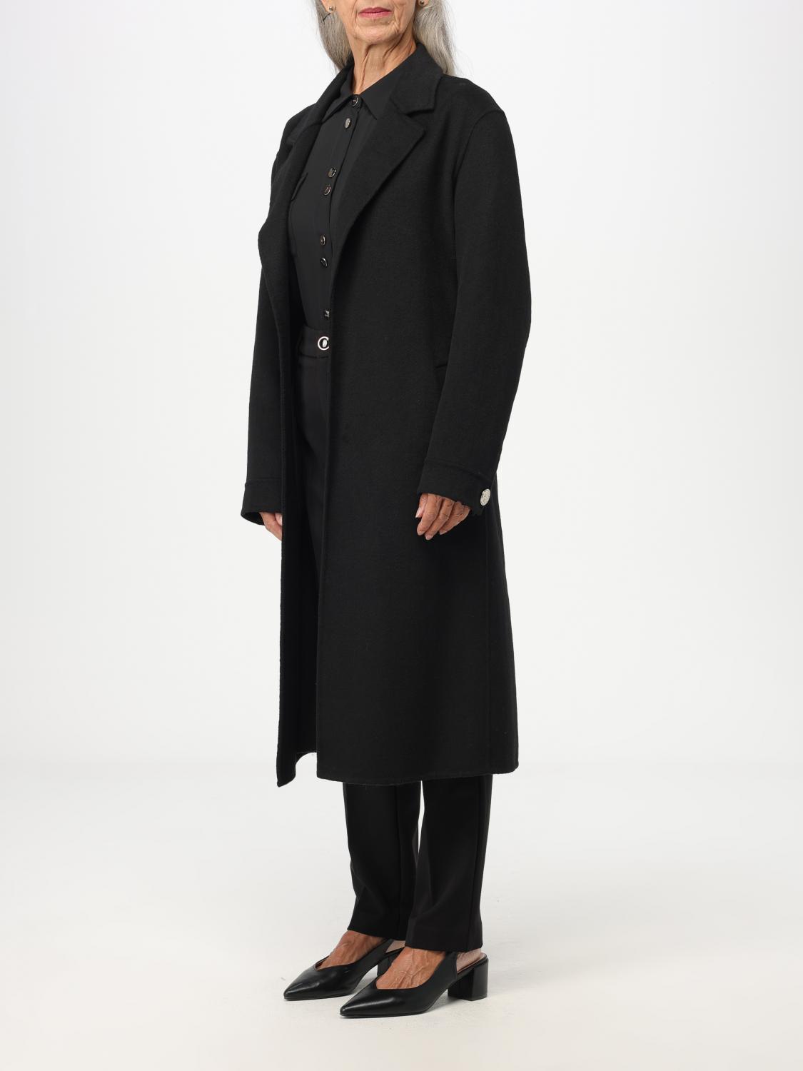 コート LIU JO Woman Coat Black CF4046T3540 22222 LIU JO: Coat woman - Black | Liu Jo coat MF3242T4627 online
