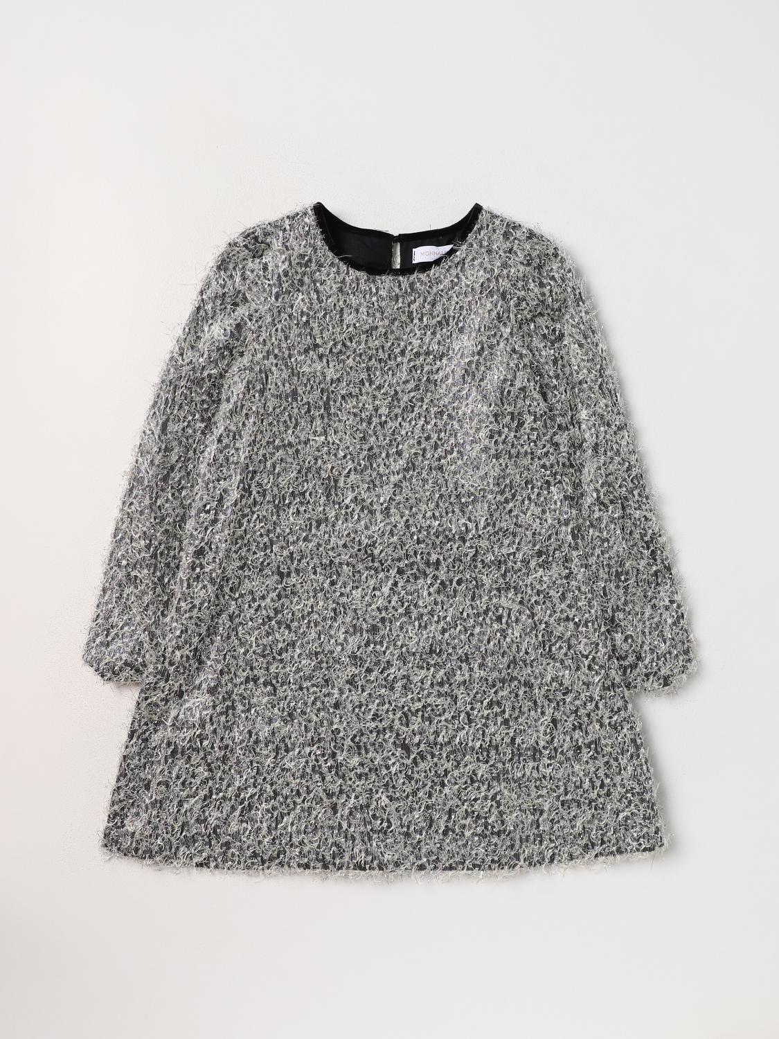 MONNALISA KLEID: Kleid kinder Monnalisa, Silber - Img 1