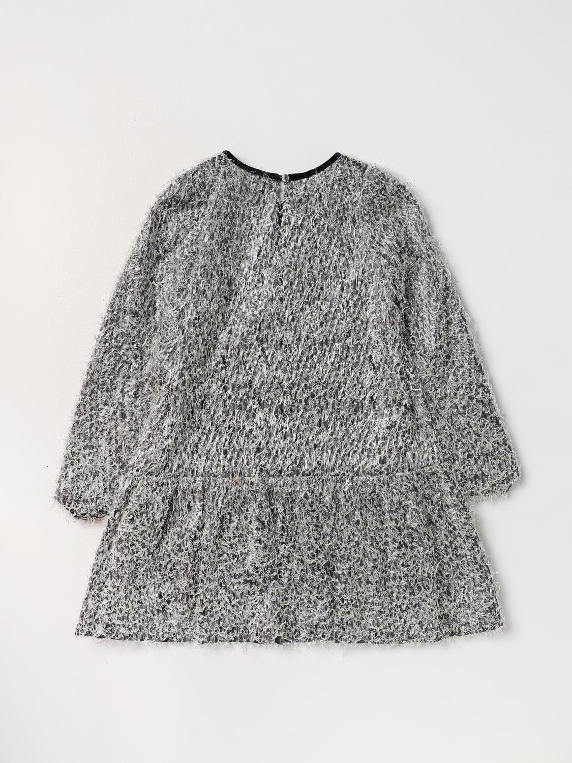 MONNALISA KLEID: Kleid kinder Monnalisa, Silber - Img 2