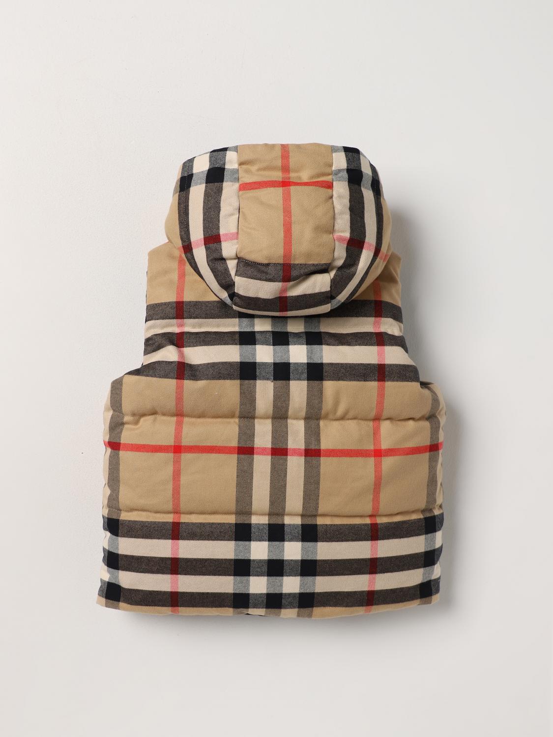 BURBERRY：ベスト ボーイ Kids - ベージュ | GIGLIO.COMオンラインの