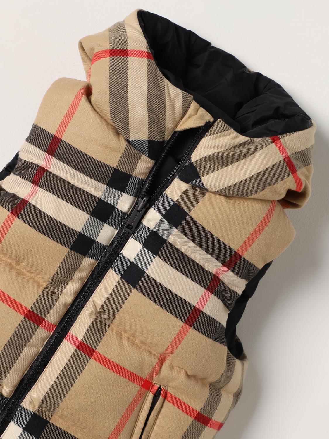 BURBERRY：ベスト ボーイ Kids - ベージュ | GIGLIO.COMオンラインの