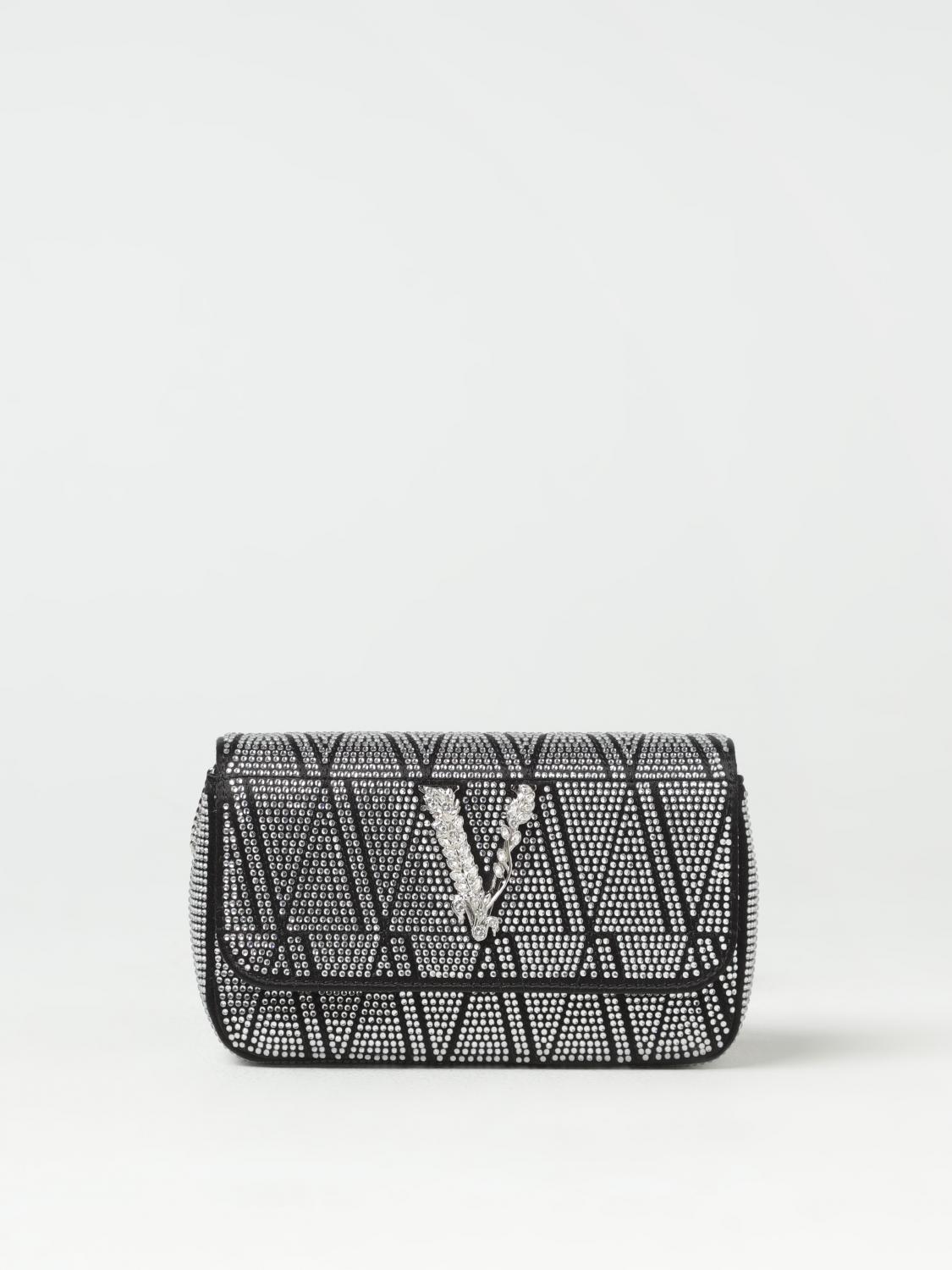 VERSACE MINI BOLSO: Bandolera mujer Versace, Negro - Img 1