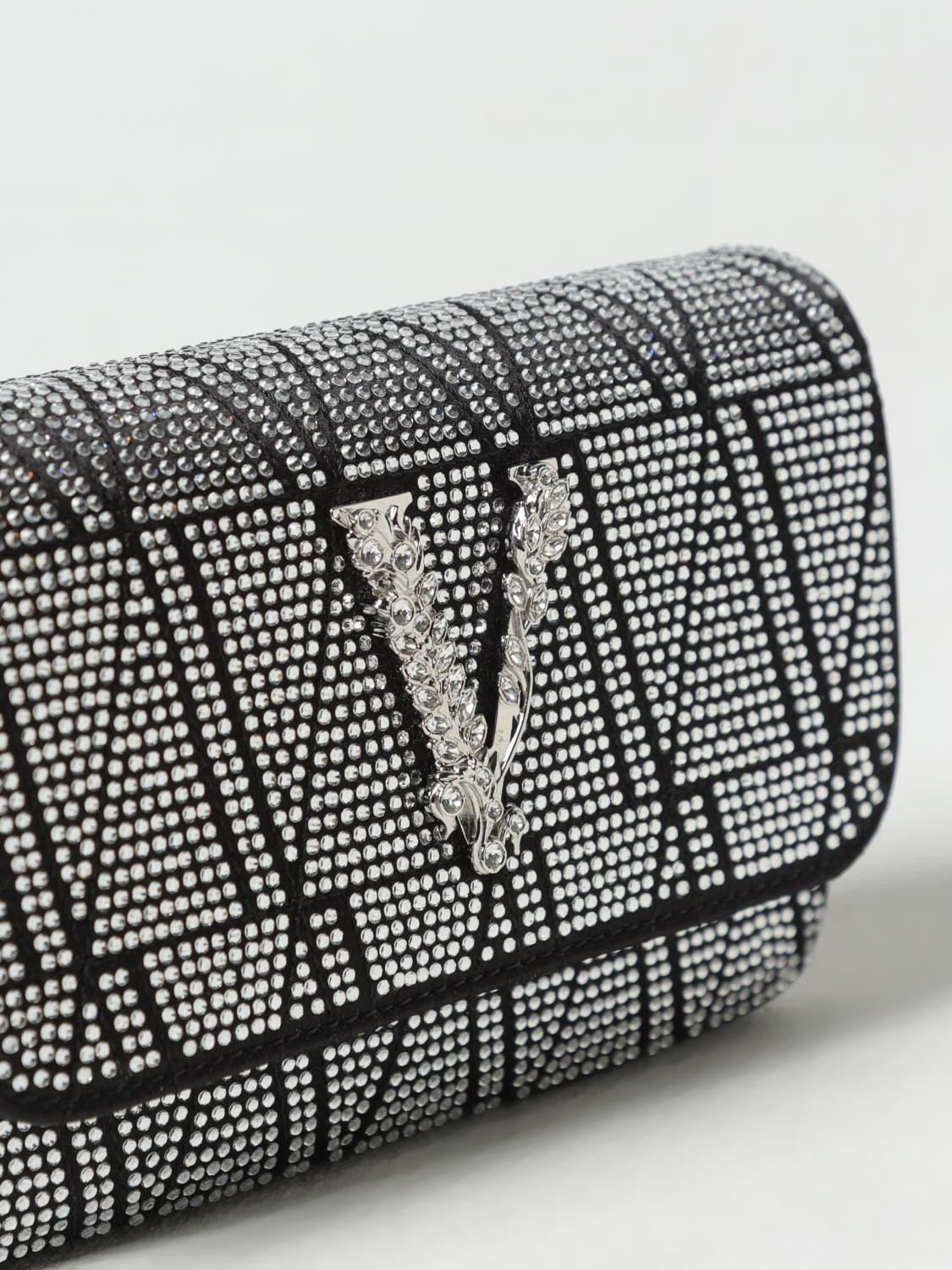 VERSACE MINI BOLSO: Bandolera mujer Versace, Negro - Img 4