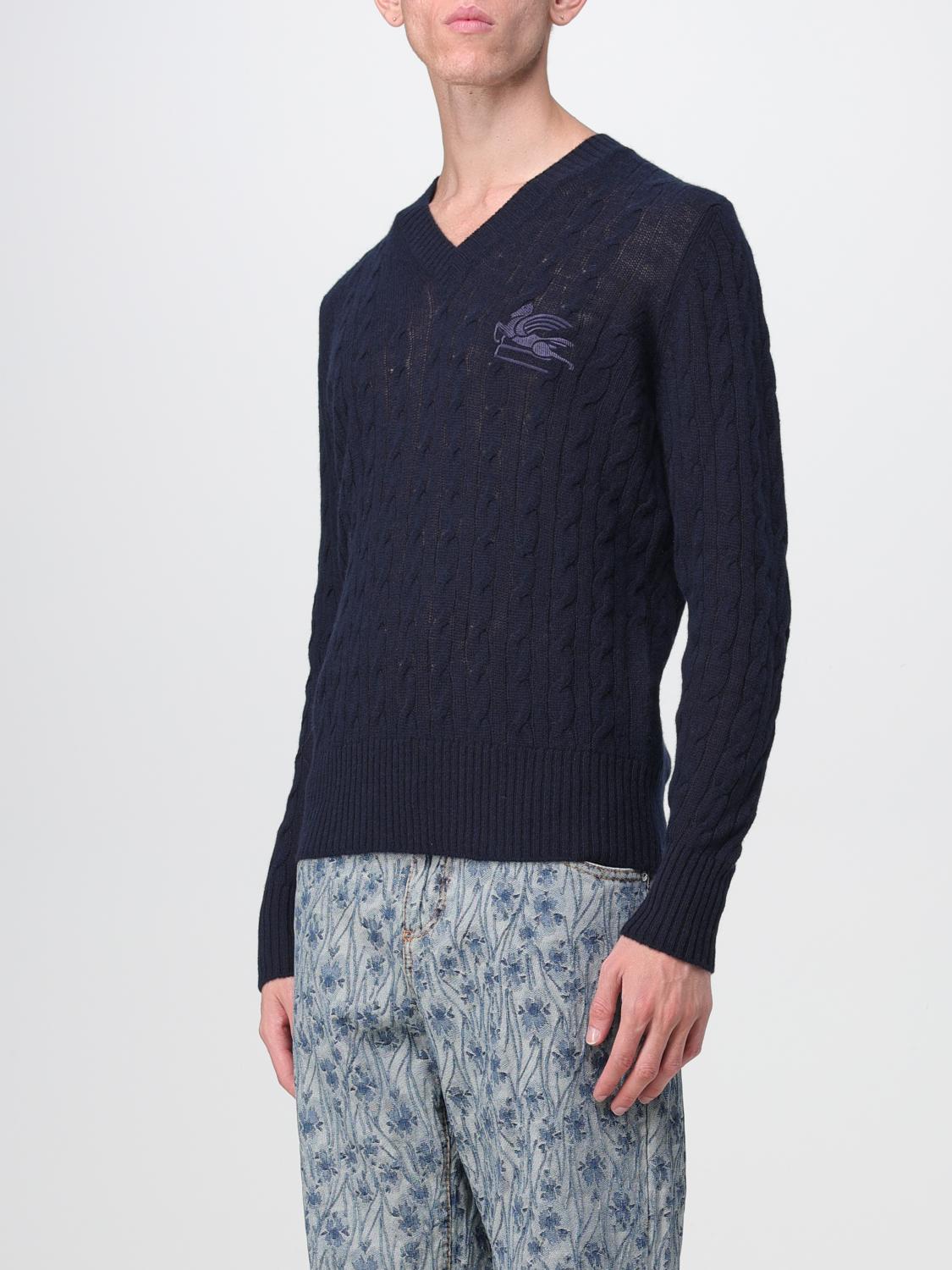 ETRO JERSEY: Jersey hombre Etro, Azul Oscuro - Img 4