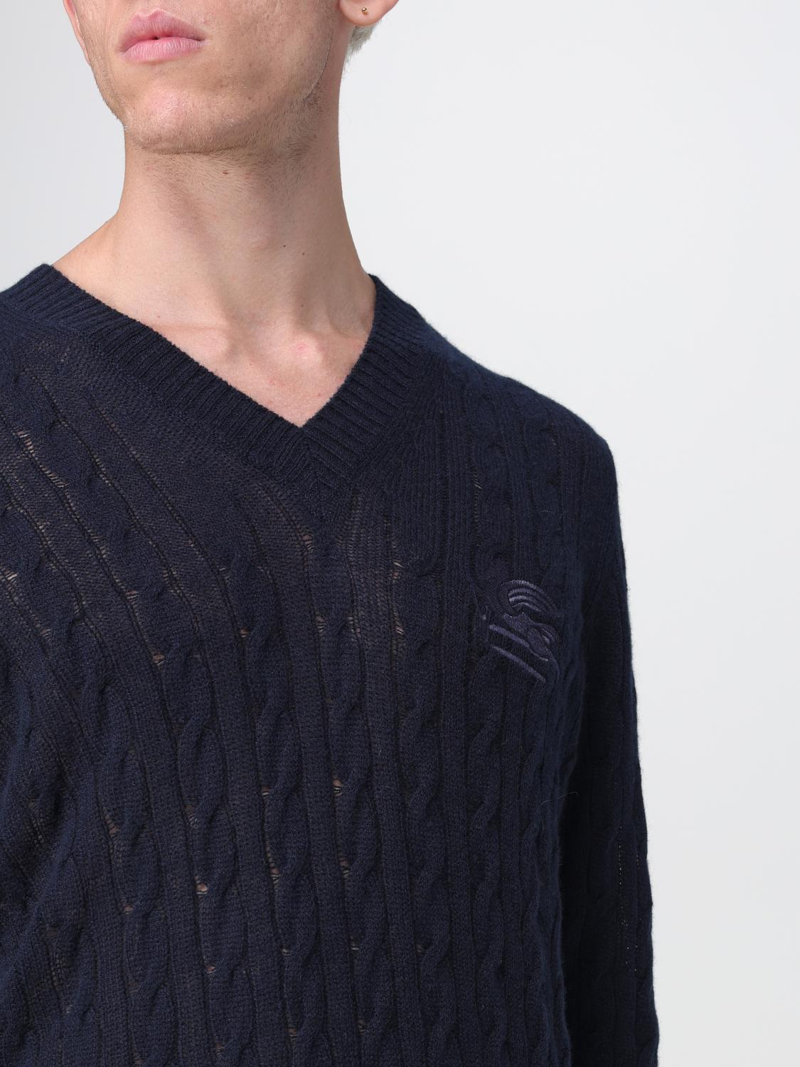 ETRO JERSEY: Jersey hombre Etro, Azul Oscuro - Img 5
