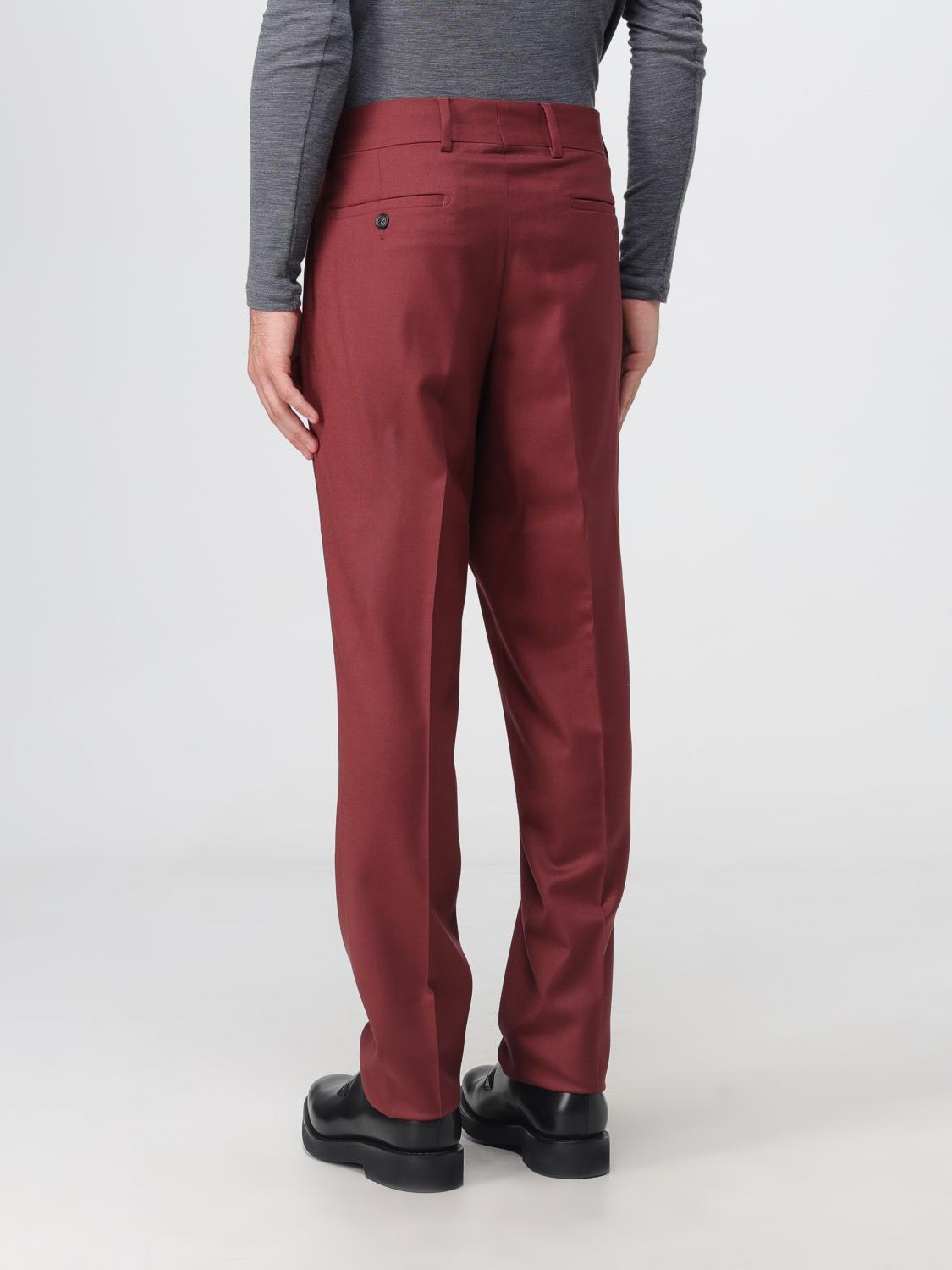 LARDINI PANTS: Pants men Lardini, Burgundy - Img 2