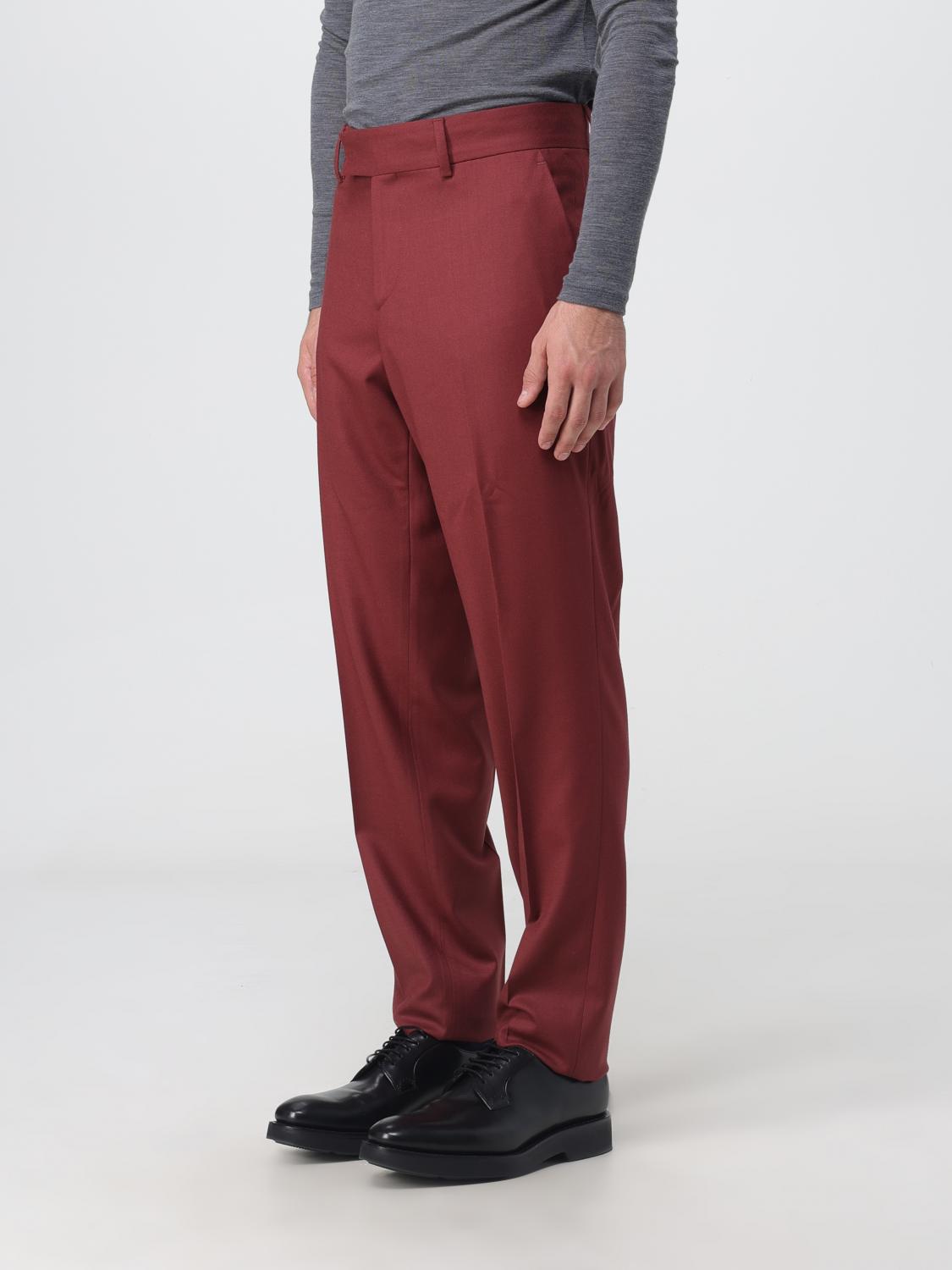 LARDINI PANTS: Pants men Lardini, Burgundy - Img 3