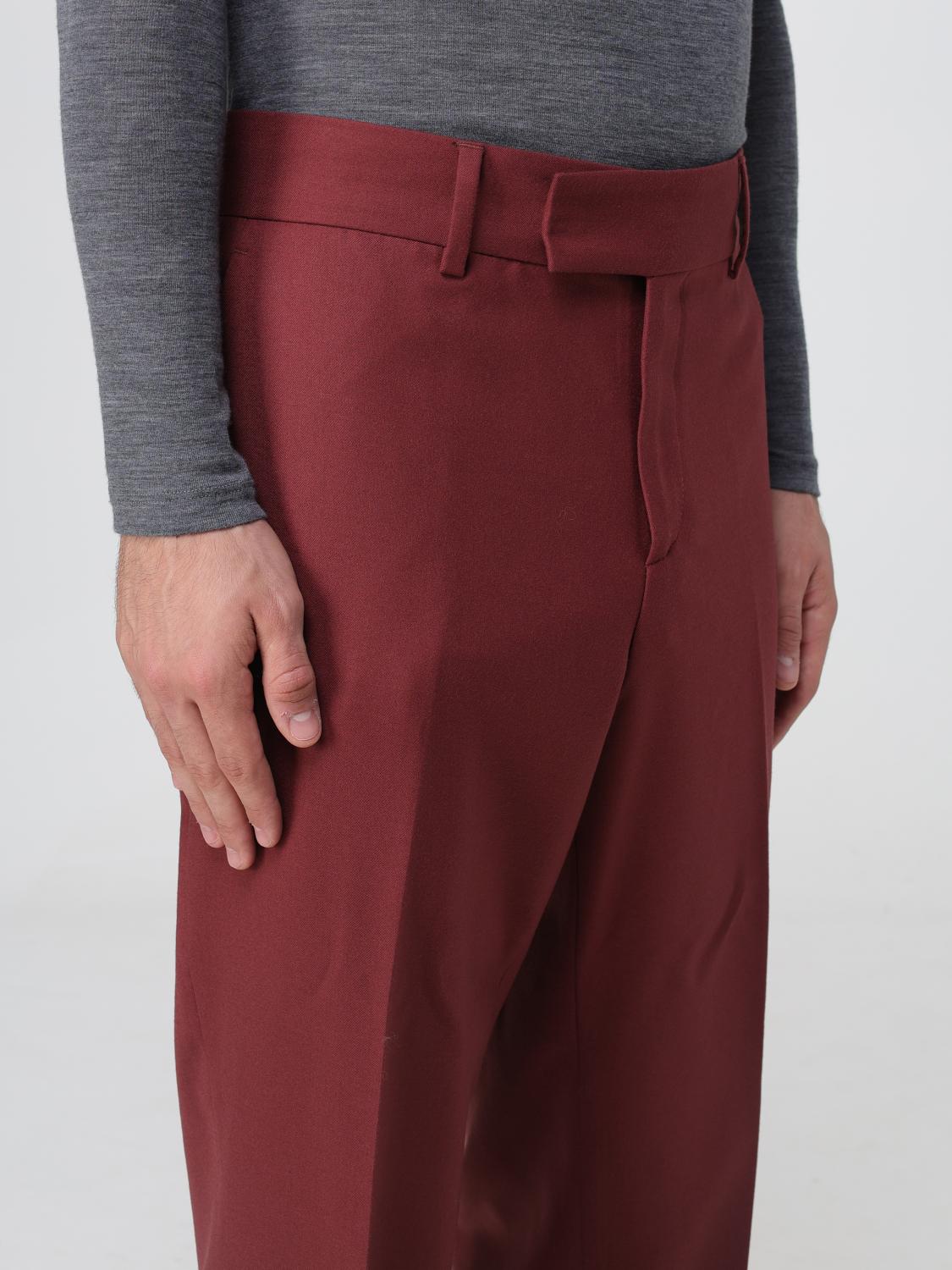 LARDINI PANTS: Pants men Lardini, Burgundy - Img 4