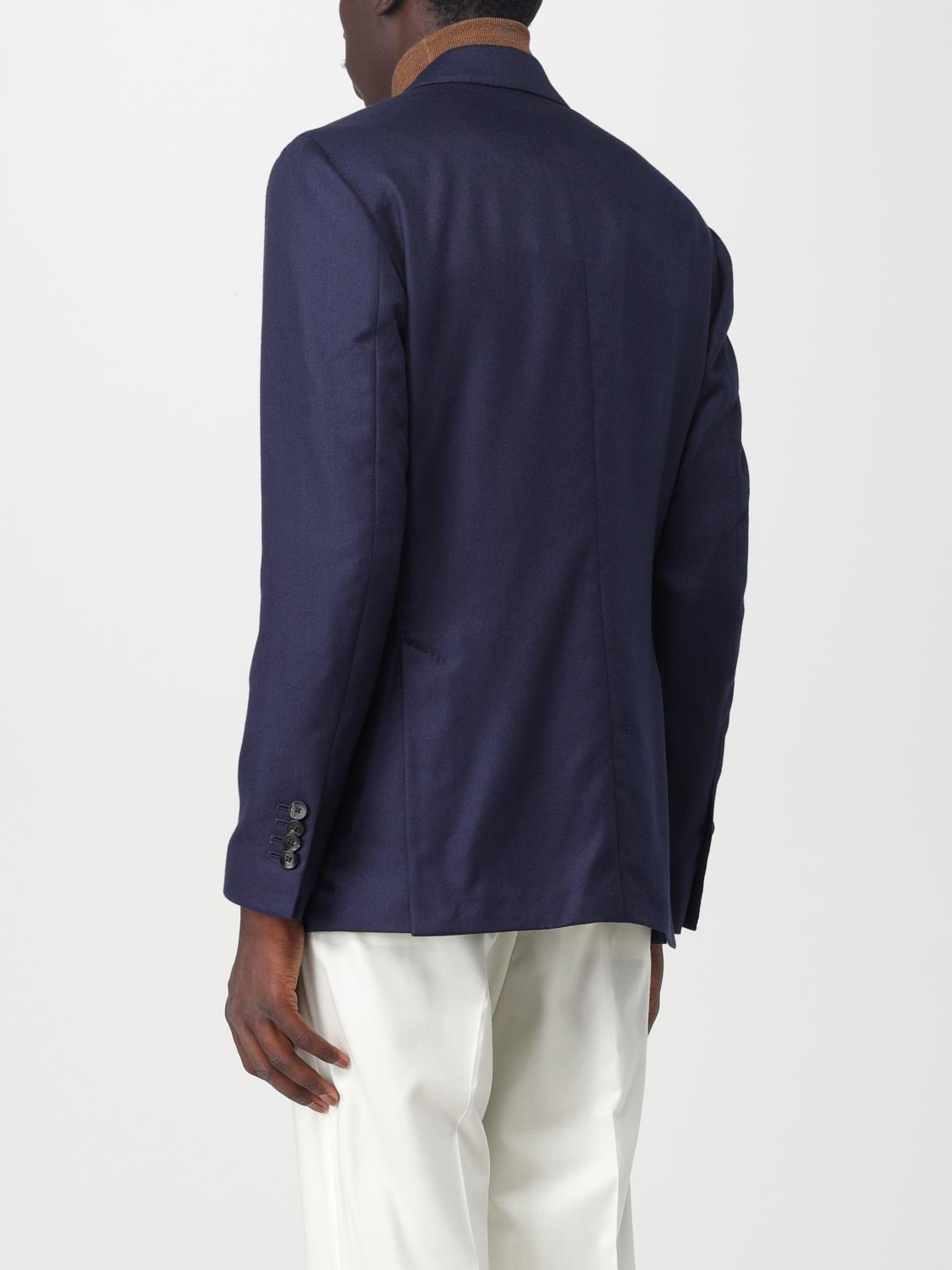 LARDINI BLAZER: Blazer Lardini in misto lana e cashmere, Blue - Img 3