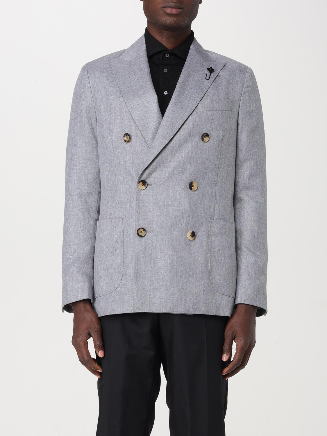 LARDINI BLAZER: Blazer Lardini in misto lana e cashmere, Grigio - Img 1