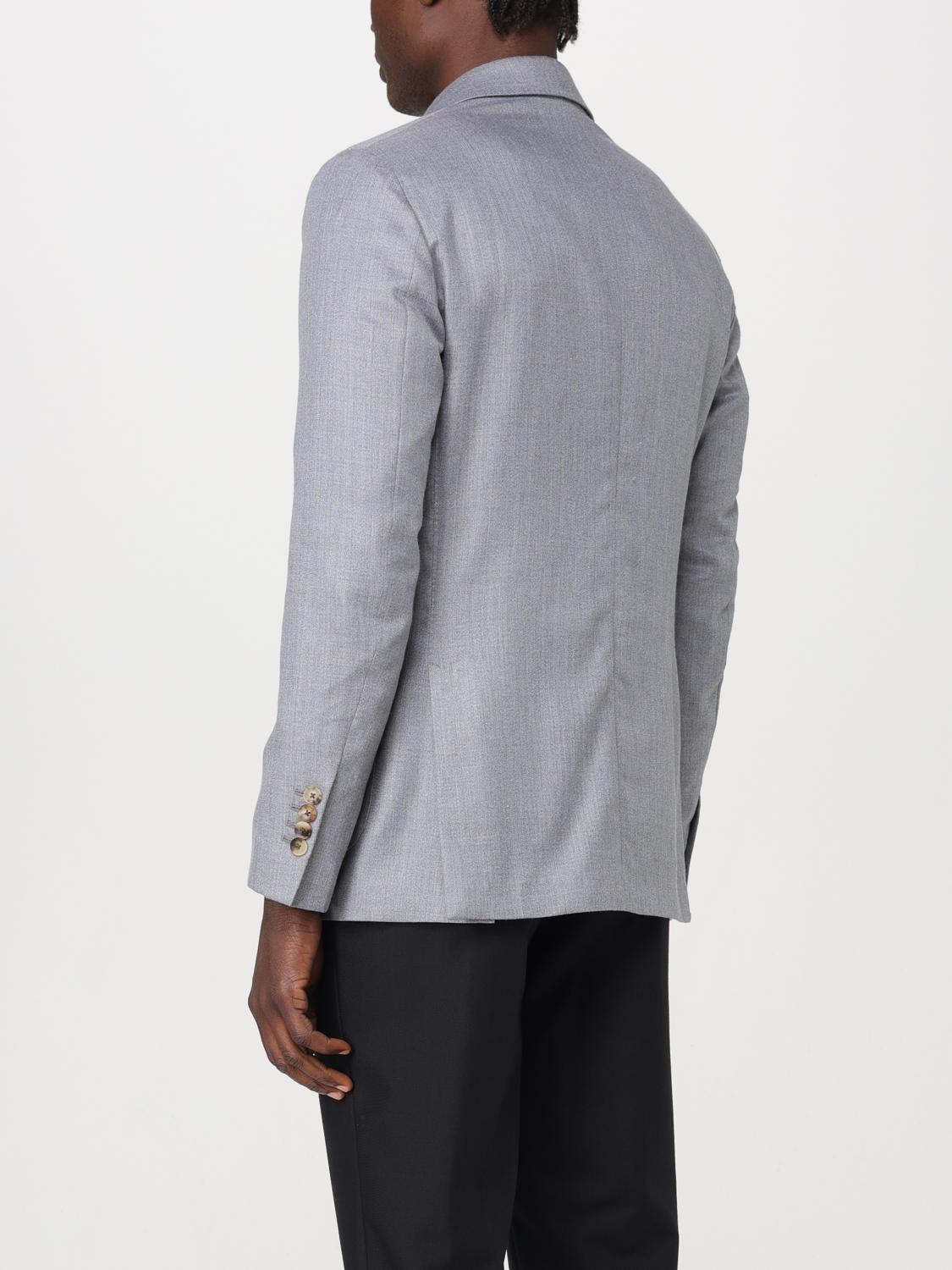 LARDINI BLAZER: Blazer Lardini in misto lana e cashmere, Grigio - Img 2