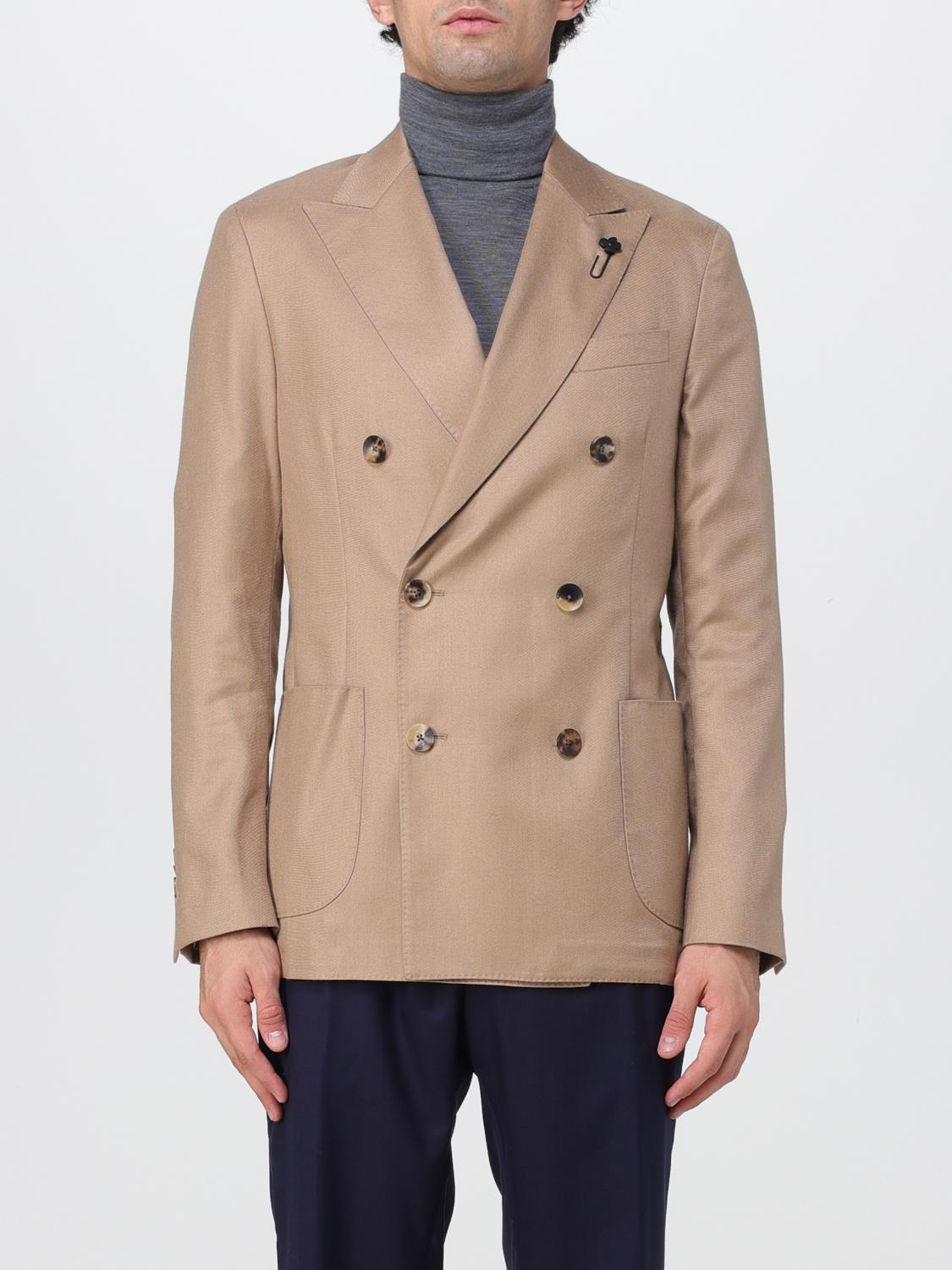 LARDINI BLAZER: Blazer homme Lardini, Marron - Img 1