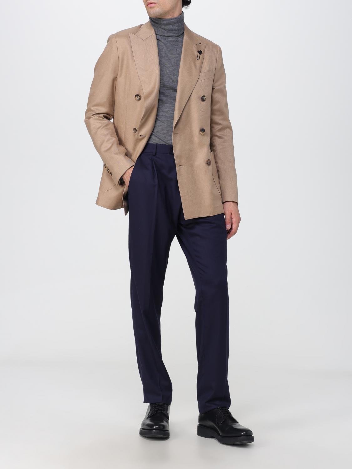 LARDINI BLAZER: Blazer homme Lardini, Marron - Img 2
