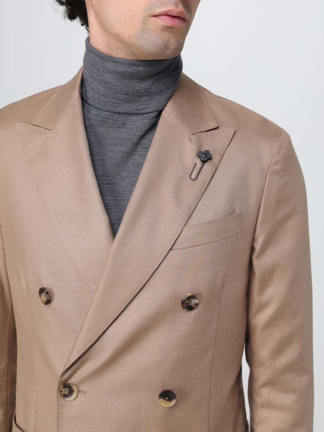 LARDINI BLAZER: Blazer homme Lardini, Marron - Img 5