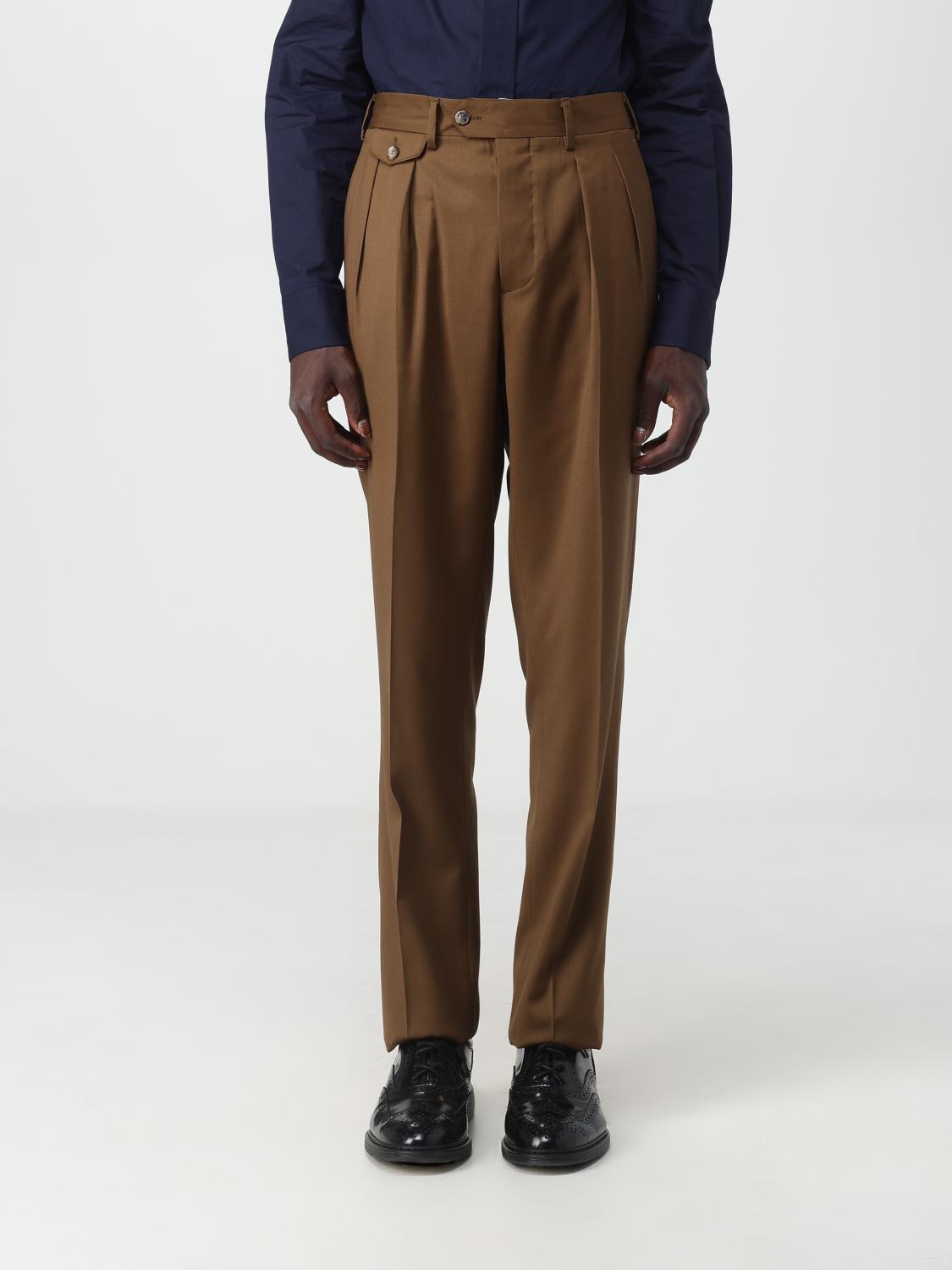LARDINI TROUSERS: Trousers men Lardini, Brown - Img 1