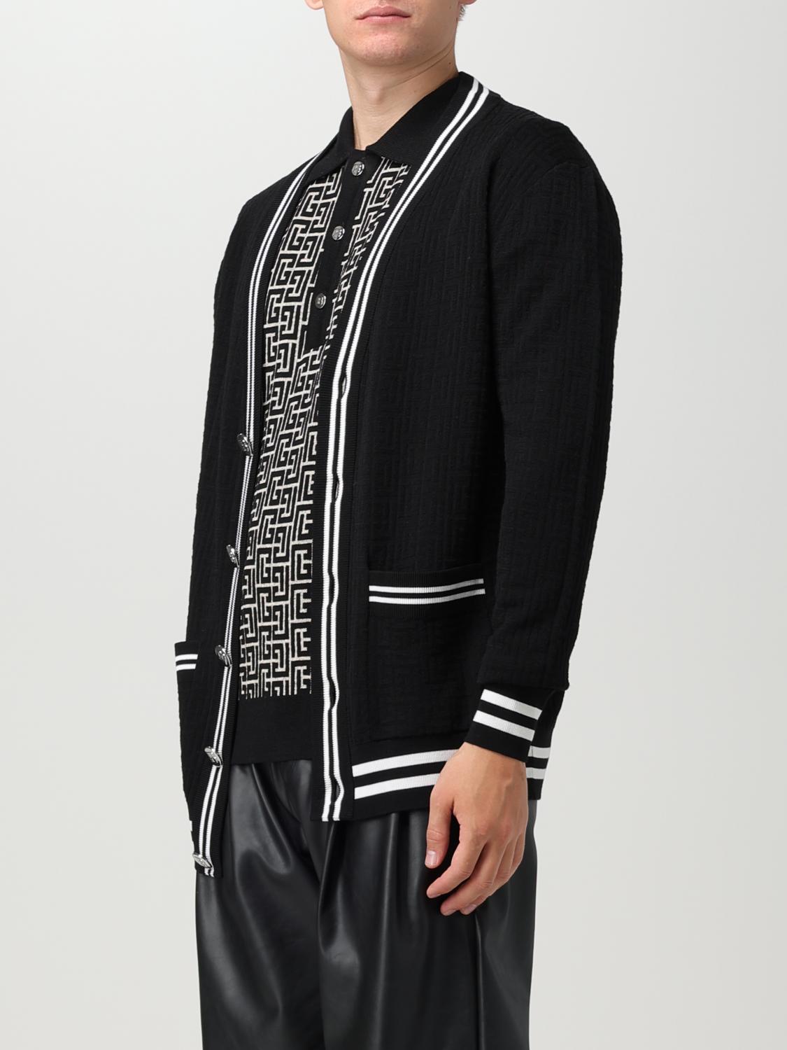 BALMAIN SWEATER: Sweater men Balmain, Black - Img 4