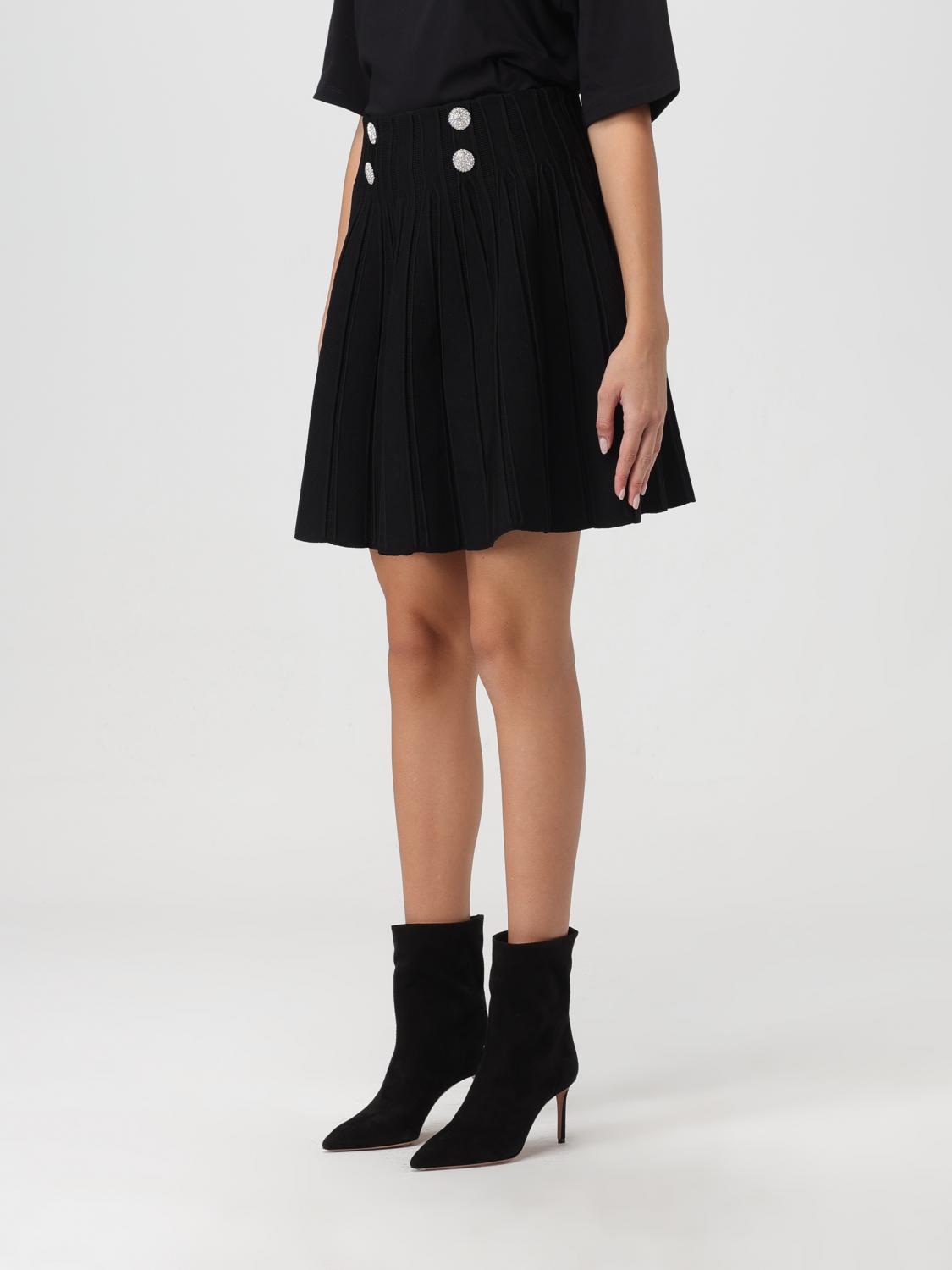 Balmain Outlet: Skirt woman - Black | Balmain skirt