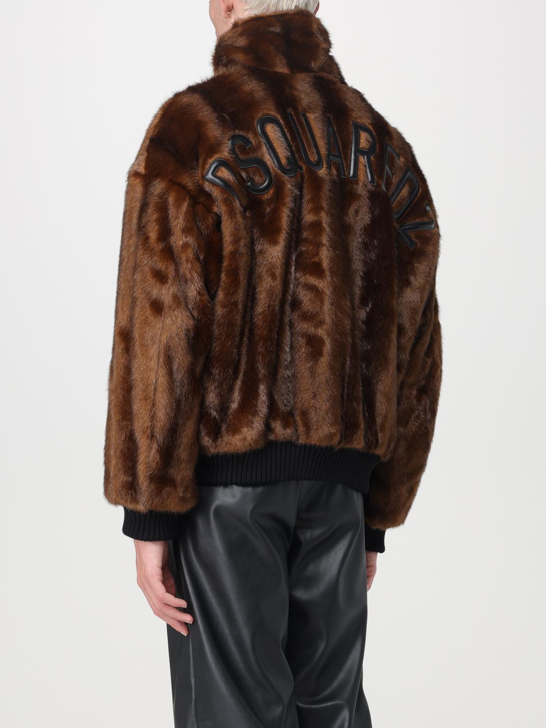 Giglio Dsquared2 Herren Jacke Mit Pelz DSQUARED2: Jacke Herren