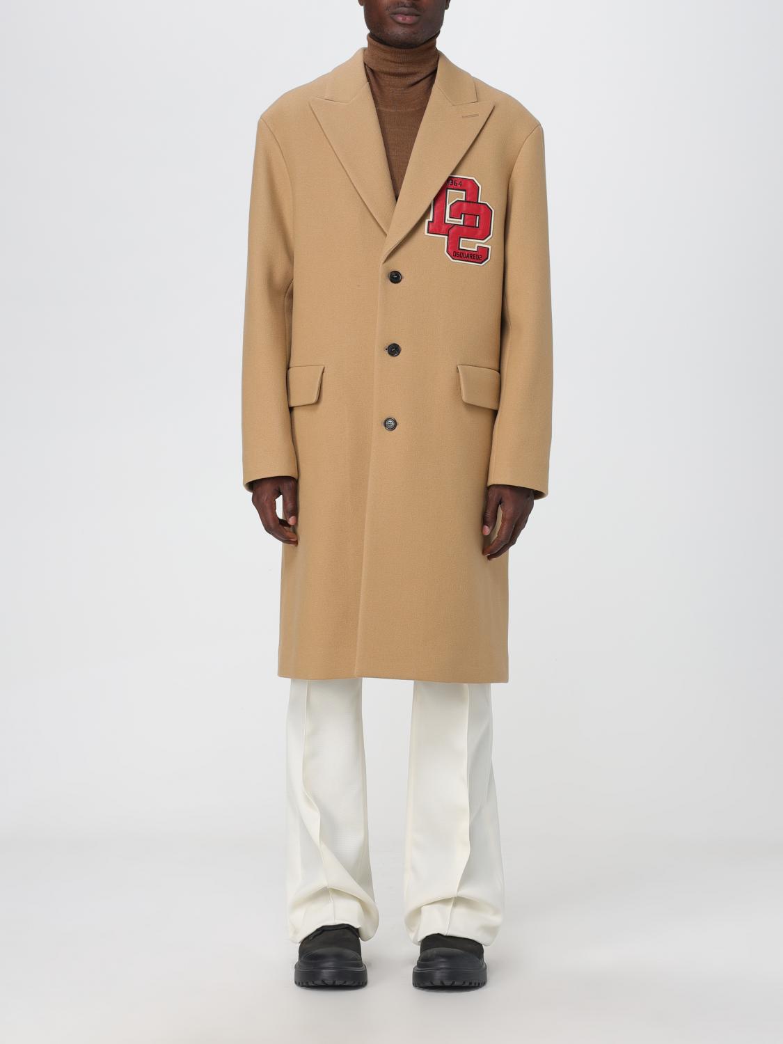 DSQUARED2 CAPPOTTO: Cappotto Dsquared2 in misto lana, Bianco - Img 1