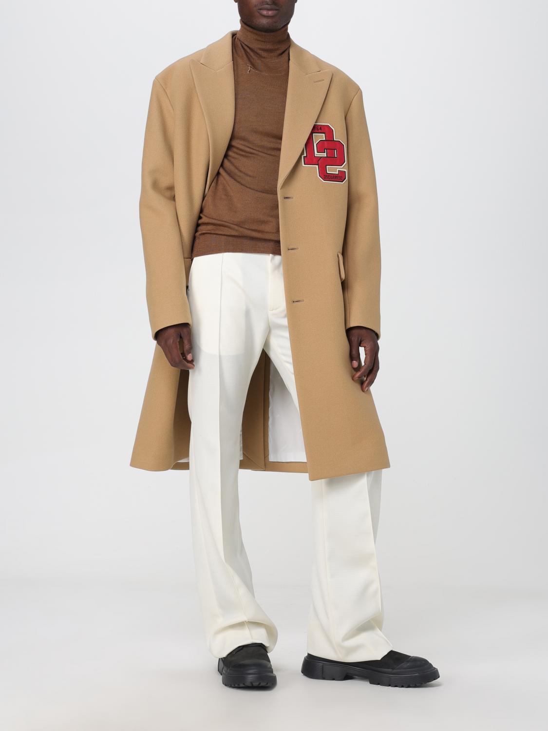DSQUARED2 CAPPOTTO: Cappotto Dsquared2 in misto lana, Bianco - Img 2