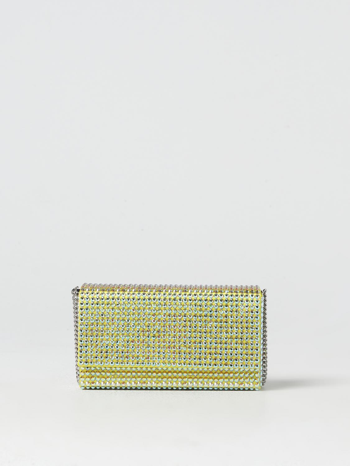 AMINA MUADDI MINITASCHE: Handtasche damen Amina Muaddi, Gelb - Img 1