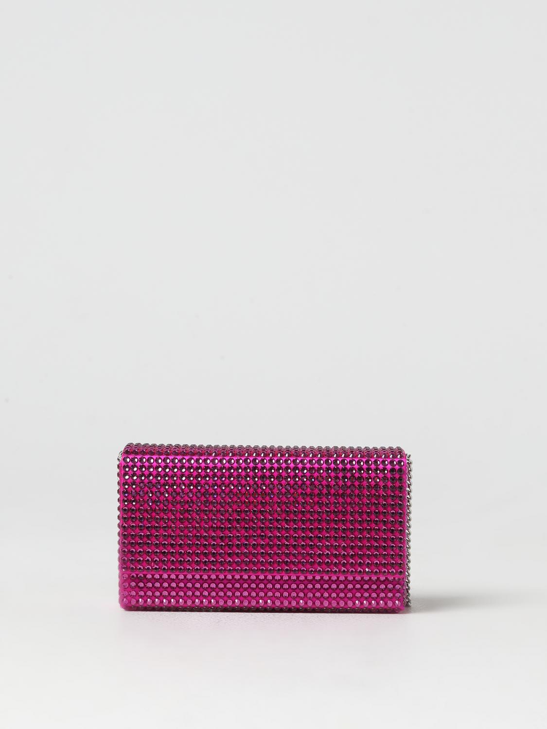 AMINA MUADDI MINITASCHE: Handtasche damen Amina Muaddi, Fuchsia - Img 1