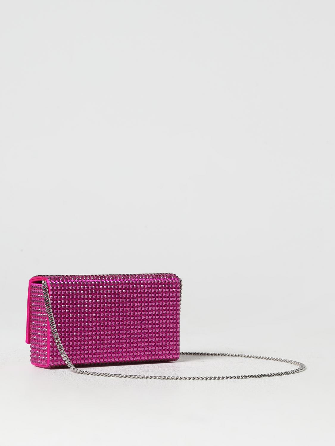 AMINA MUADDI MINITASCHE: Handtasche damen Amina Muaddi, Fuchsia - Img 2