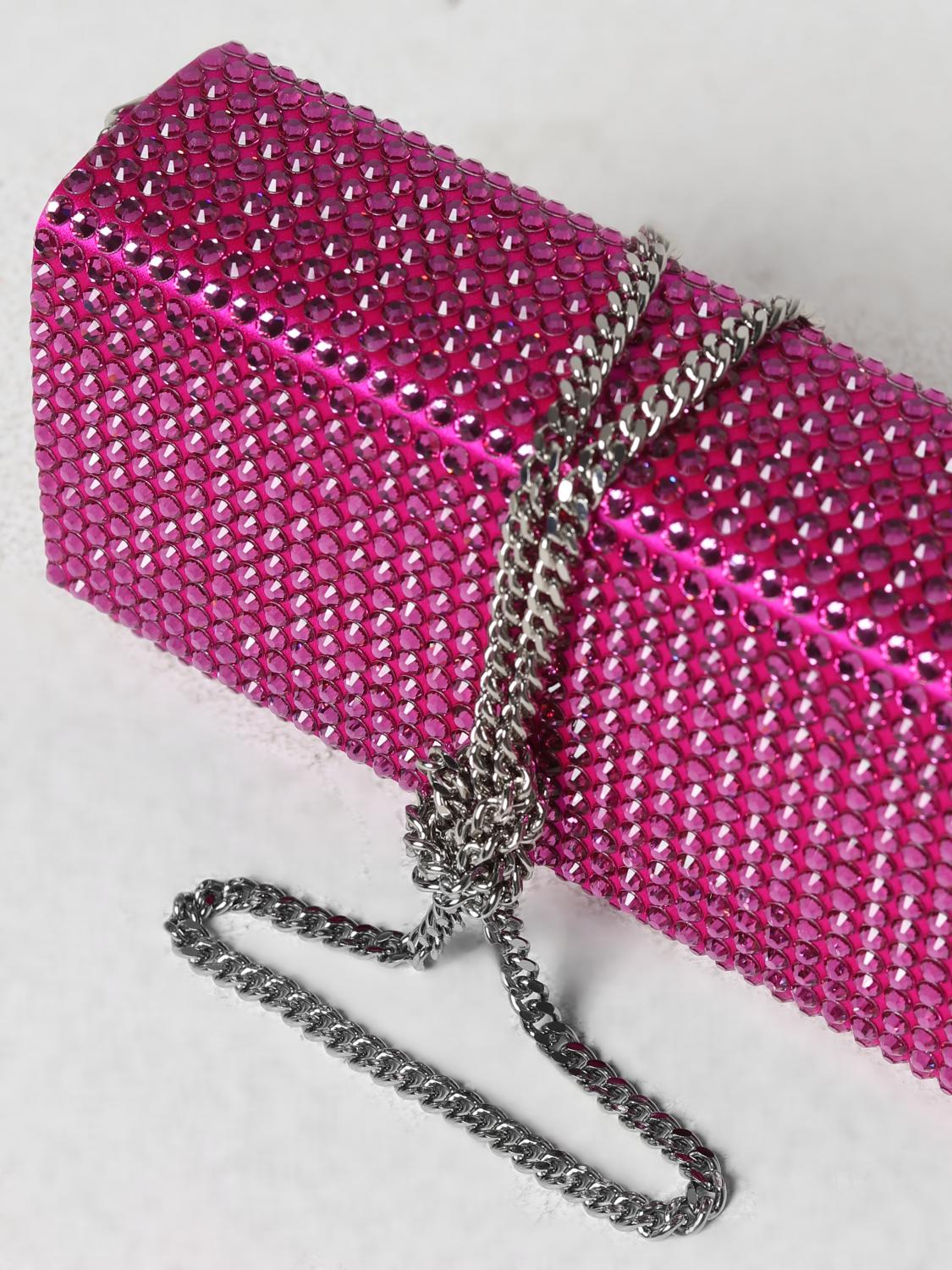 AMINA MUADDI MINITASCHE: Handtasche damen Amina Muaddi, Fuchsia - Img 3