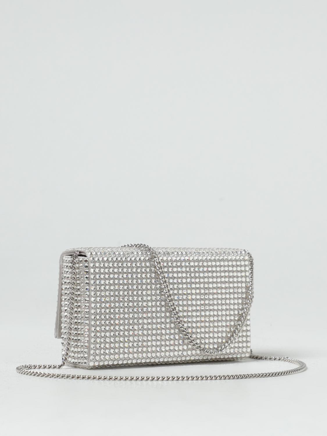 AMINA MUADDI MINITASCHE: Handtasche damen Amina Muaddi, Silber - Img 2
