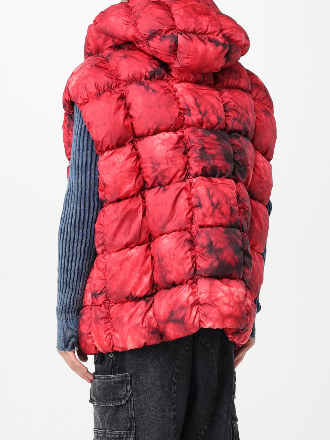 DIESEL SUIT VEST: Jacket men Diesel, Red - Img 3