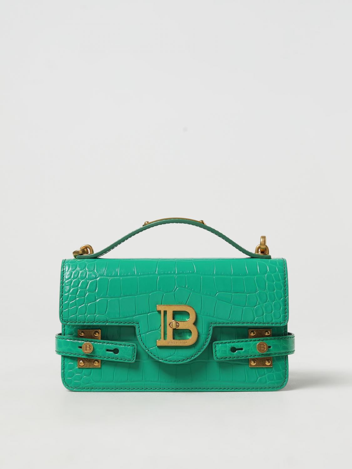 Sac porté main femme Balmain Vert