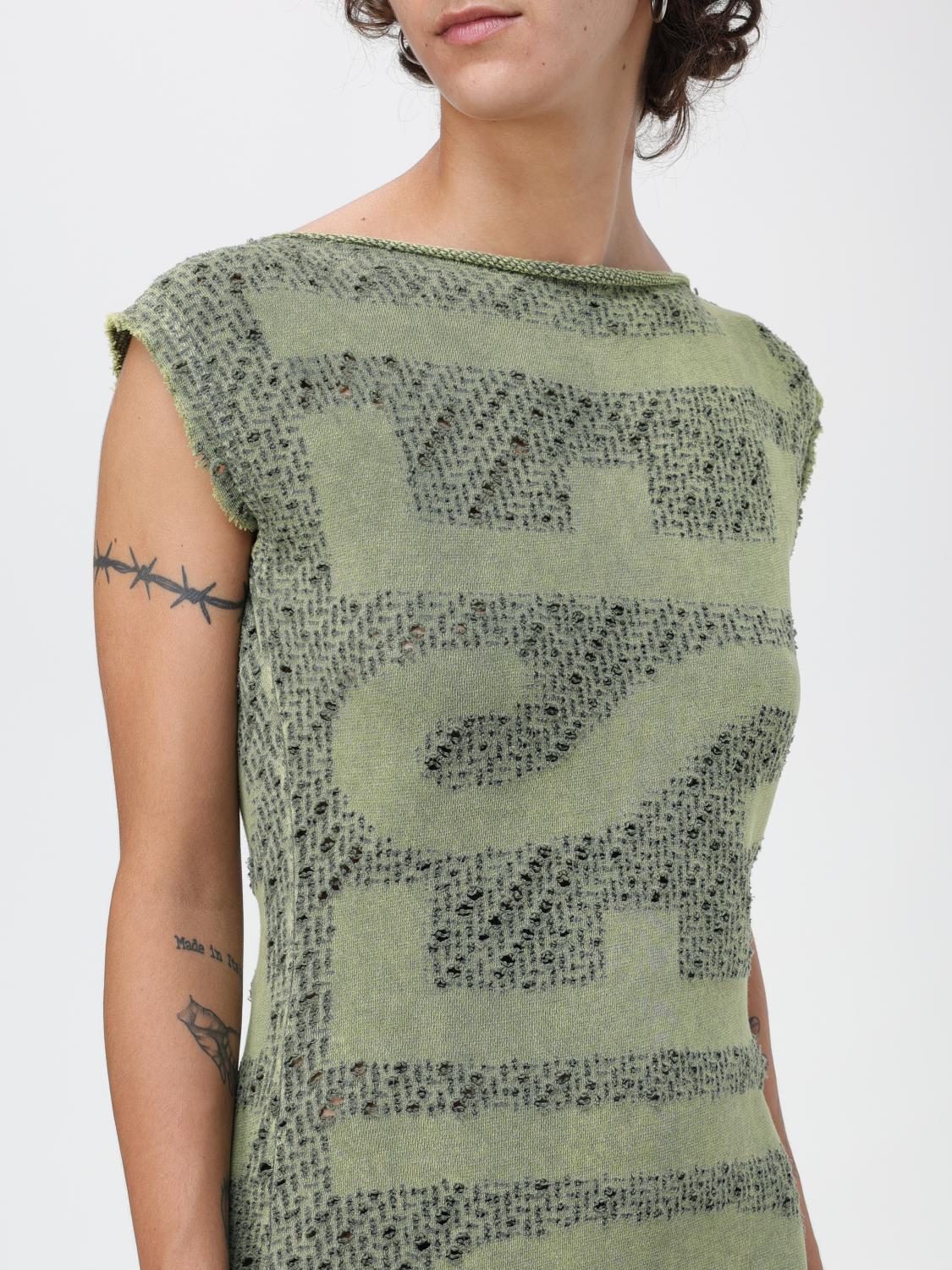 Diesel Dress woman - Green | A120100LIAW | GIGLIO.COM