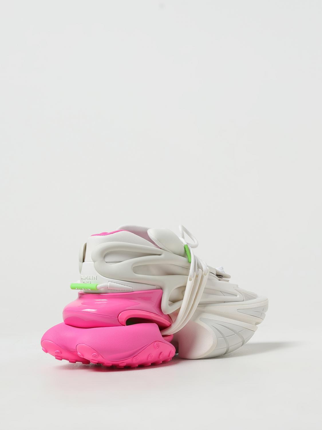 Balmain Unicorn sneakers in neoprene and leather - White
