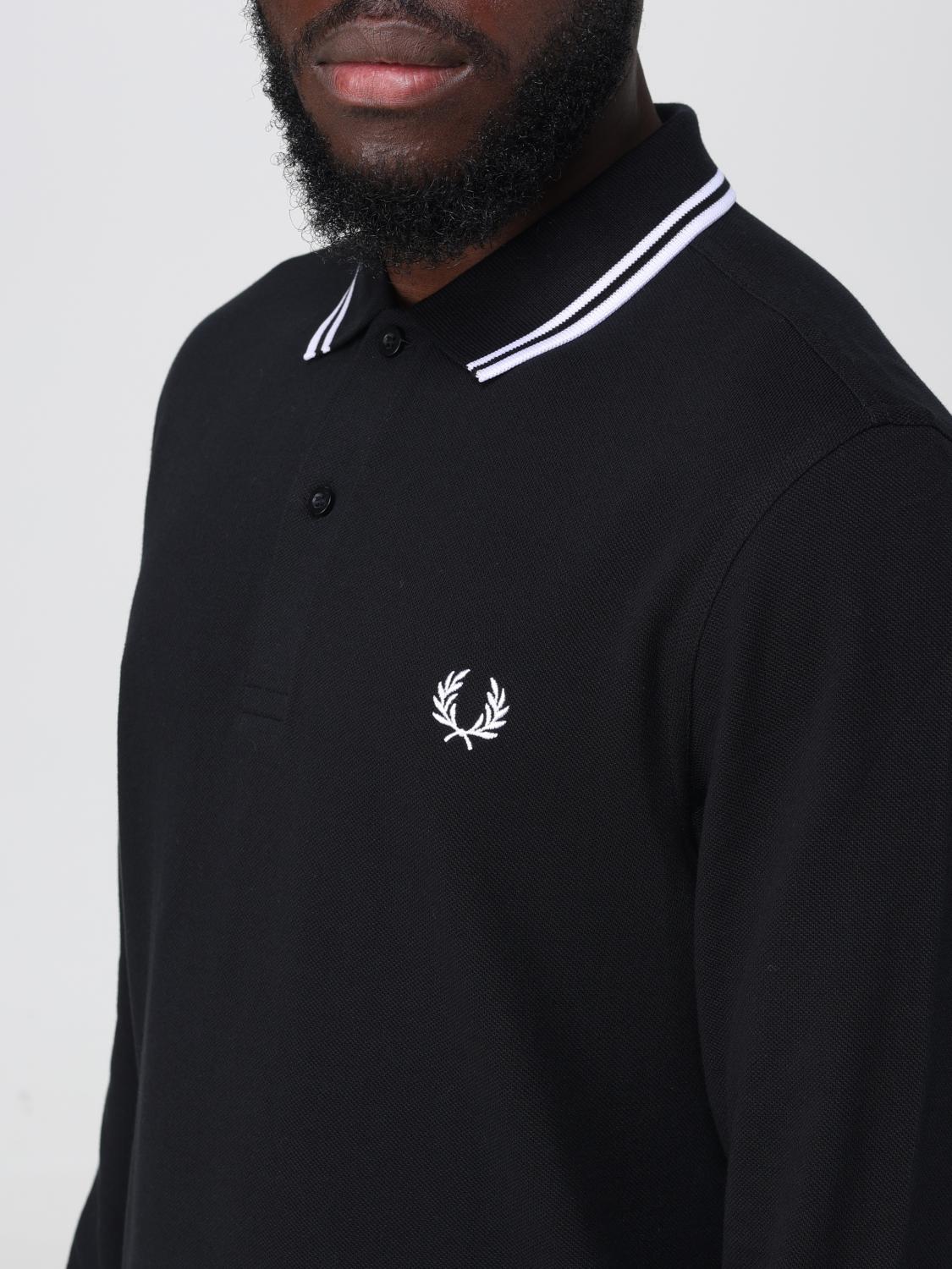 FRED PERRY 폴로 셔츠: 티셔츠 남성 Fred Perry, 블랙 - Img 3